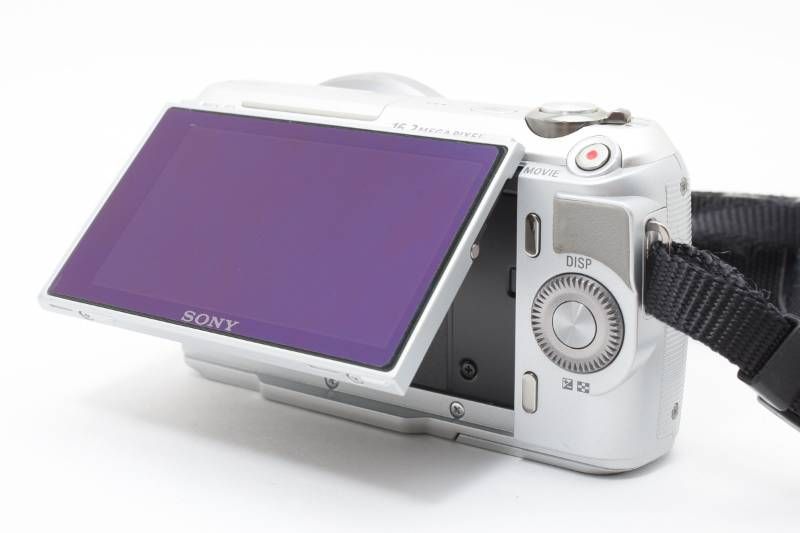 カメラ 【実用光学美品】Sony ソニー NEX-C3 シルバー ボディ ショット