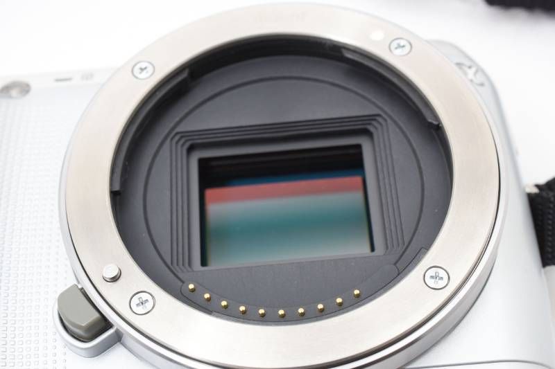カメラ 【実用光学美品】Sony ソニー NEX-C3 シルバー ボディ ショット