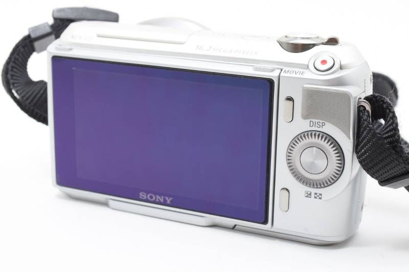 カメラ 【実用光学美品】Sony ソニー NEX-C3 シルバー ボディ ショット