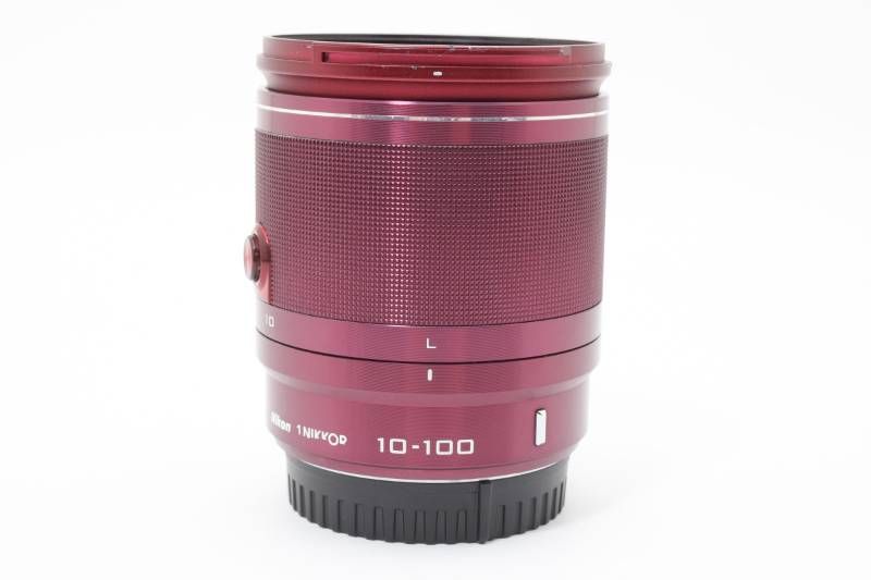 実用光学美品】Nikon ニコン 1NIKKOR 10-100mm 4-5.6 赤 レッド AF
