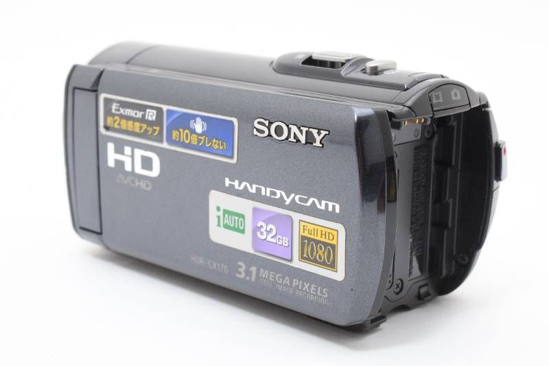 実用光学美品】Sony ソニー HDR-CX170 黒 ブラック ビデオカメラ