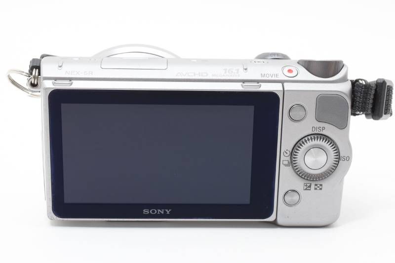 実用光学美品】Sony ソニー NEX-5R ボディ シルバー ショット数6557枚