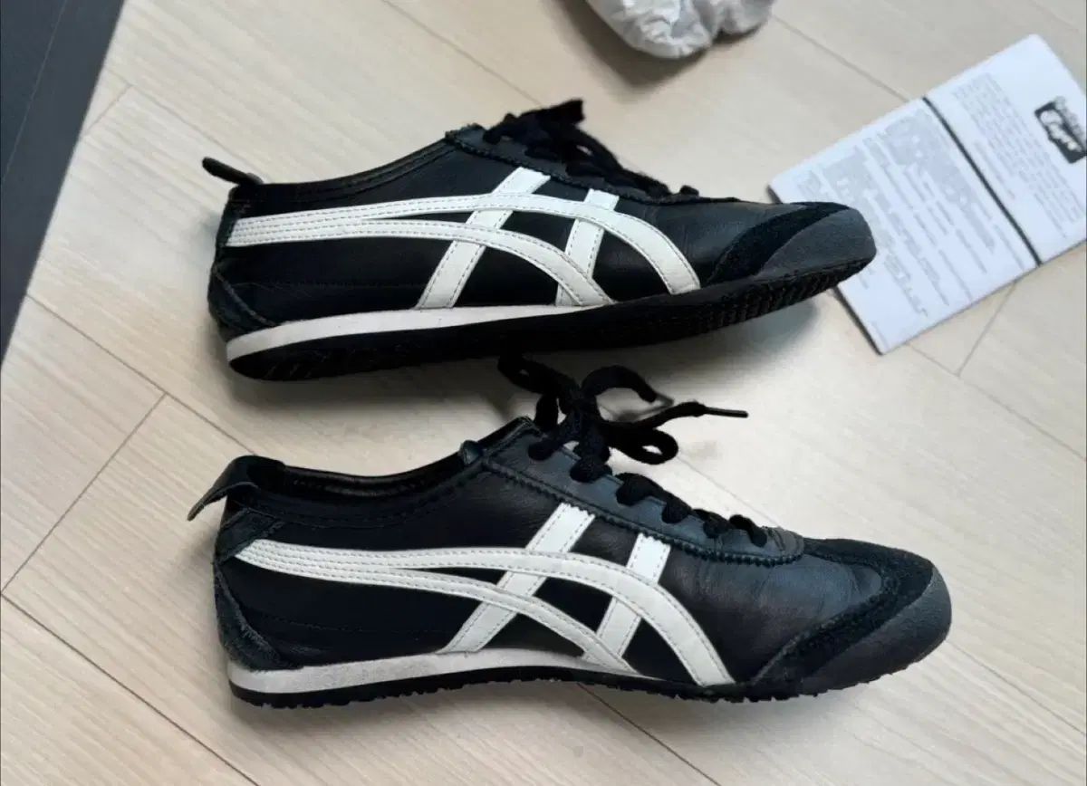 オニツカタイガー メキシコ66 ブラック 白 230 size