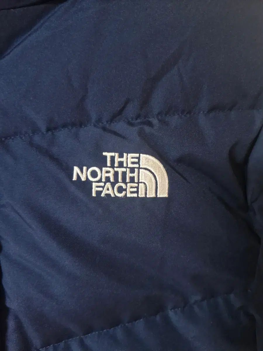キッズ THE NORTH FACE ザノースフェイス ネイビー ダウンジャケット ロング丈 グースダウン
