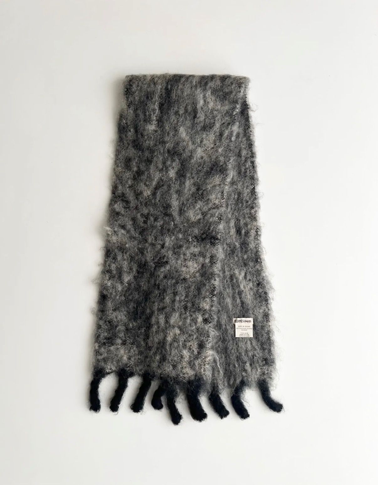 美品　エルメス　マルジェラ期　1999年　モヘア　マフラー　ストール　正規品 FW1999 Hermès by Margiela mohair stall HERMES エルメス マルジェラ