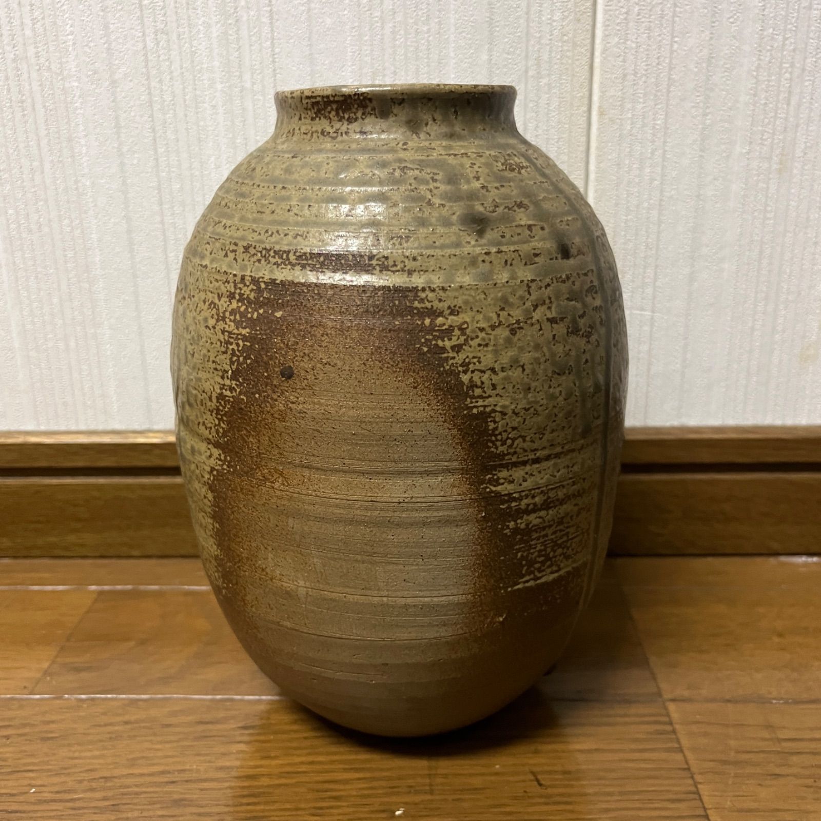 壺 骨董品 壺 骨董品 アンティーク 茶色 陶器 - メルカリ
