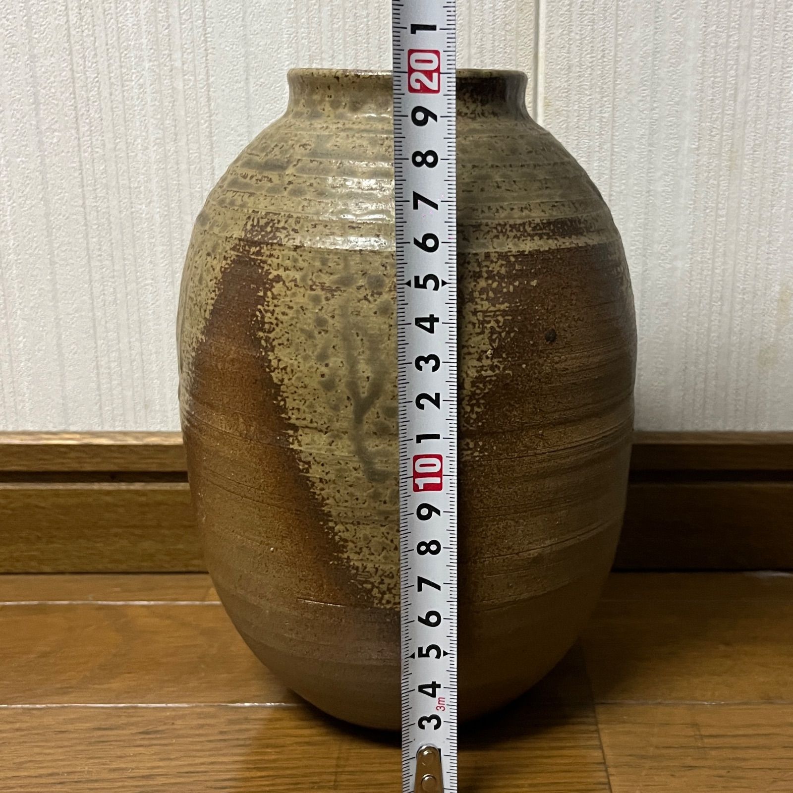 壺 骨董品 アンティーク 茶色 陶器 - メルカリ