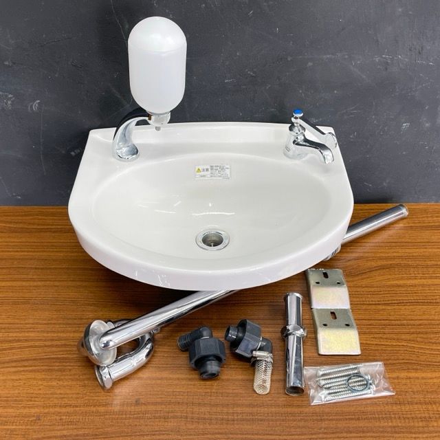 TOTO 手洗い器 トートー L 30 DM NW 1 レバー水栓付き ホワイト 洗面器 手洗いボウル 515091