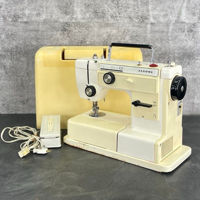 JANOME ミシン MODEL 620 ジャノメ ハンドクラフト 裁縫 ケース ペダル付き 515083
