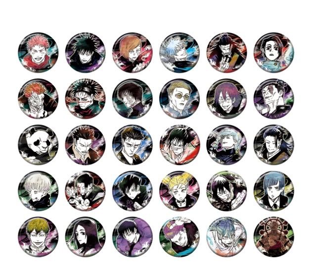 呪術廻戦展 缶バッジ 全種セット 全30種入り