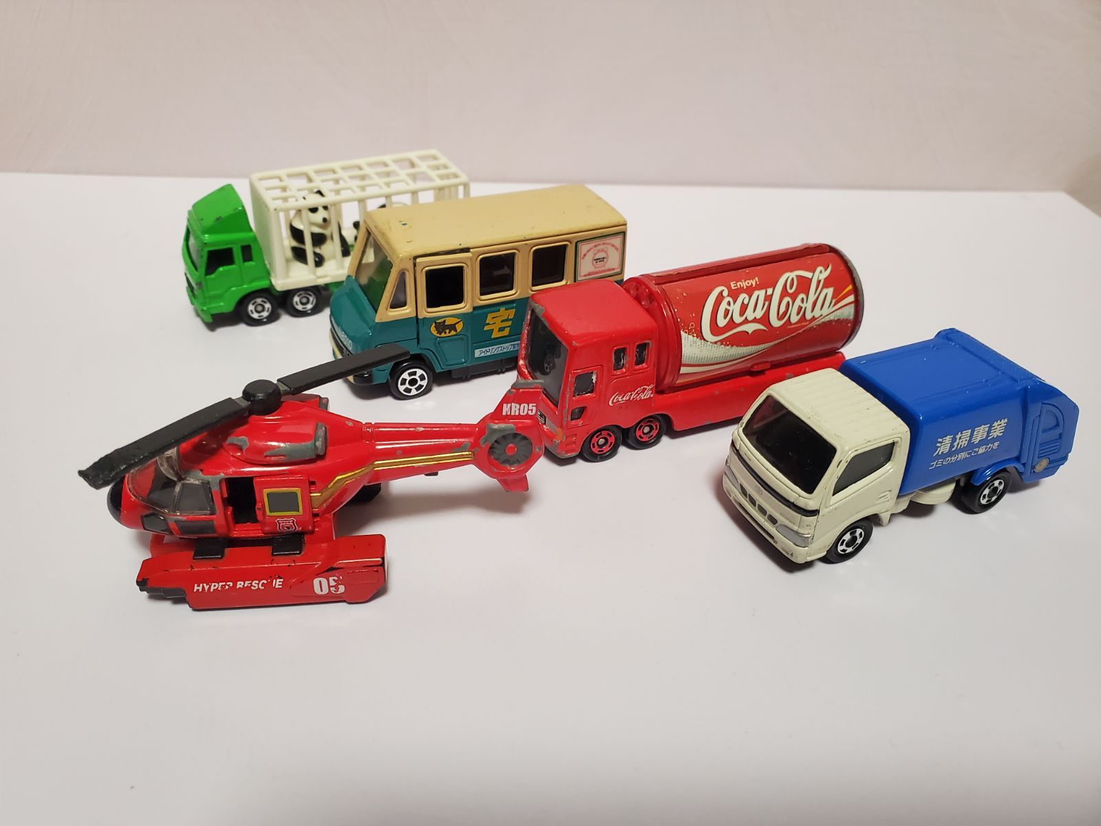 ミニカー トミカ 5セット ヤマト運輪 パンダ コカコーラ - メルカリ