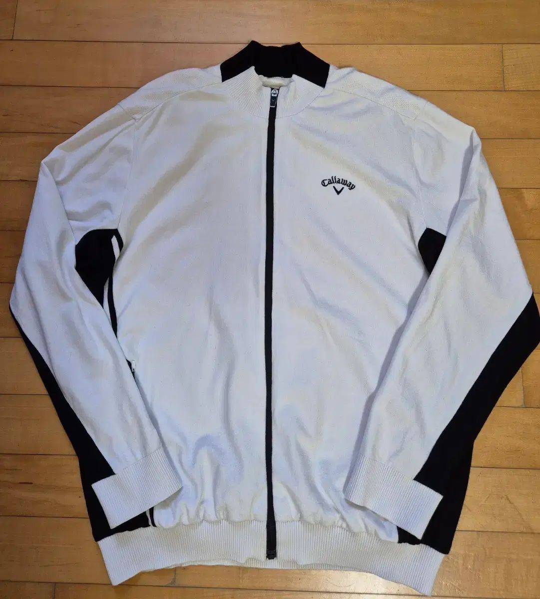ゴルフウェア Callaway メンズ 防風 ジップアップニット 110
