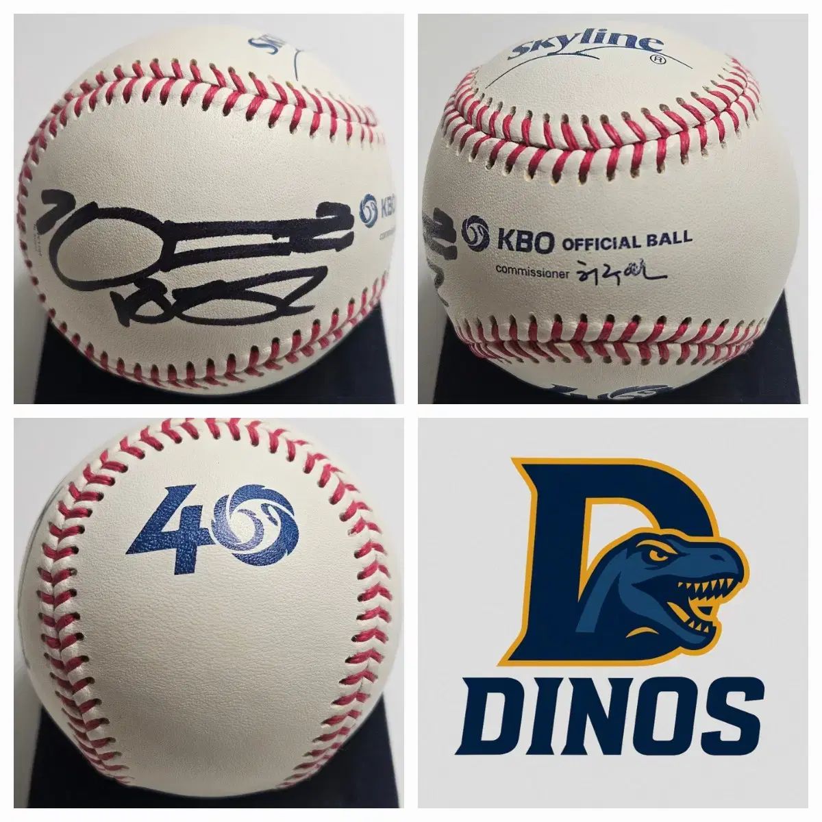 Hanwhae Eagles ハンファ イーグルス キム テギュン 40周年 球 サインボール