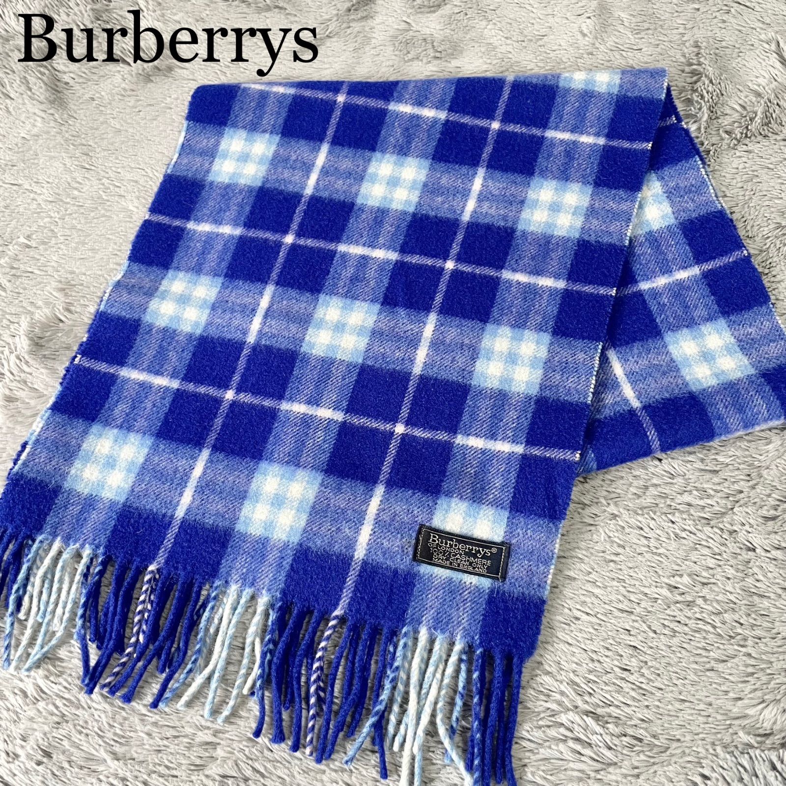 美品✨Burberrys バーバリーズ カシミヤ100% マフラー ストール ノバ