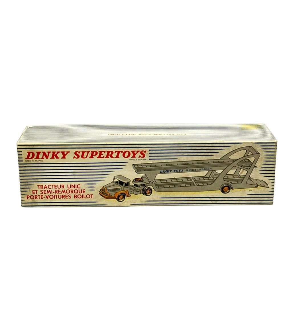 Dinky Supertoys TRACTEUR UNIC ET SEMI REMORQUE PORTE VOITURES BOILOT ミニカー