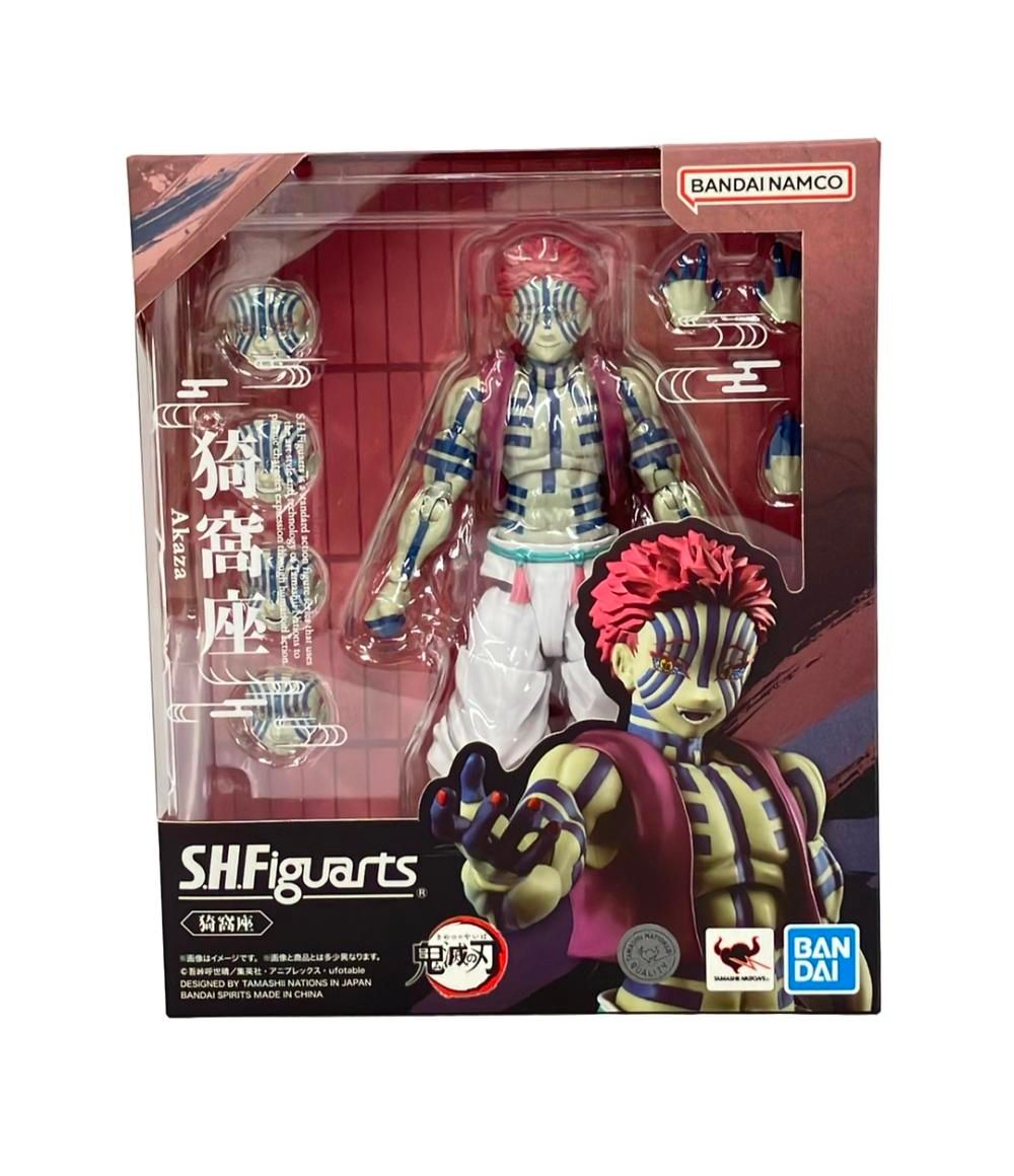 美品 バンダイ 鬼滅の刃 S.H.Figuarts 猗窩座 フィギュア