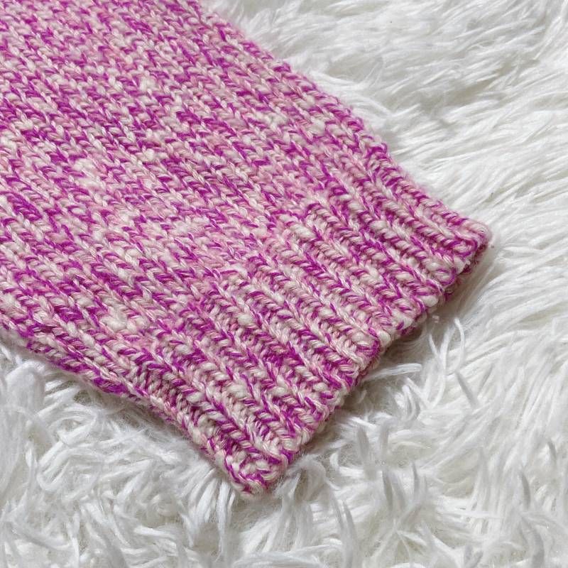 Drawer ドゥロワー ウール カシミヤ 5G 天竺編み クルーネックニット