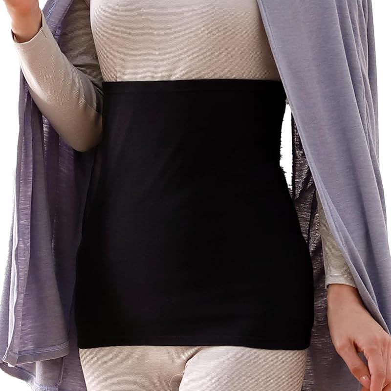 着る岩盤浴 BSファイン ウエストウォーマー より伸びやか より温かい お腹や腰がじんわり温かい 着るだけ 朝の目覚めが変わる レディース メンズ 男女兼用 BN 2211 ブラック Mサイズ