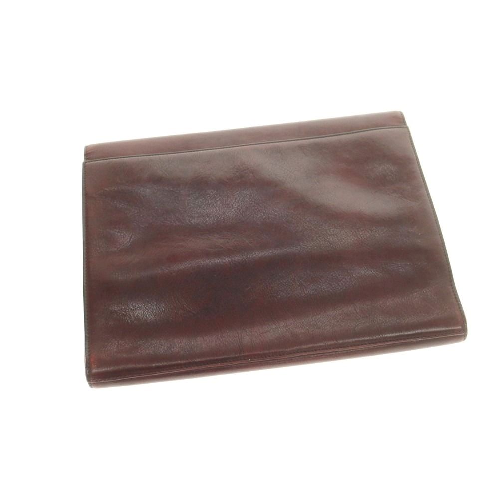 ゴールドファイル「GOLD PFEIL」 ドイツ製 レザークラッチバッグ 中古】ゴールドファイル GOLD PFEIL レザー クラッチバッグ