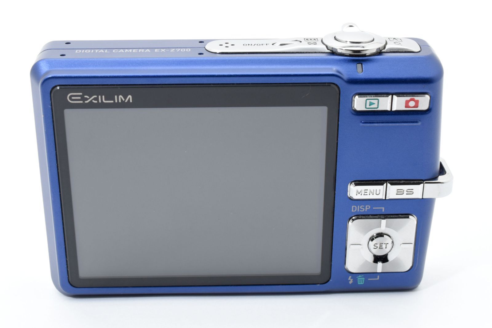 ☆美品☆カシオ CASIO EXILIM EX-Z700 ブルー《動作OK》☆ LL22#6148