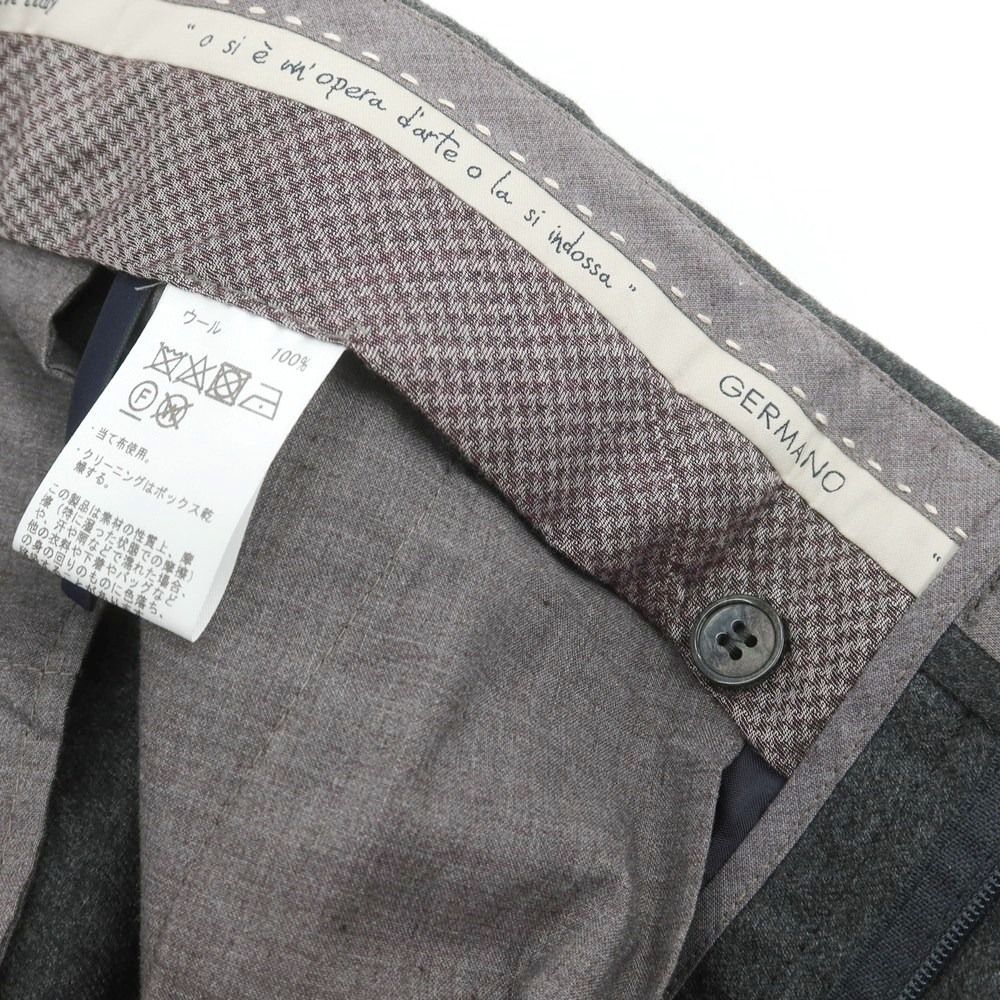 セール中 【】ジェルマーノ GERMANO ウール ドレススラックスパンツ