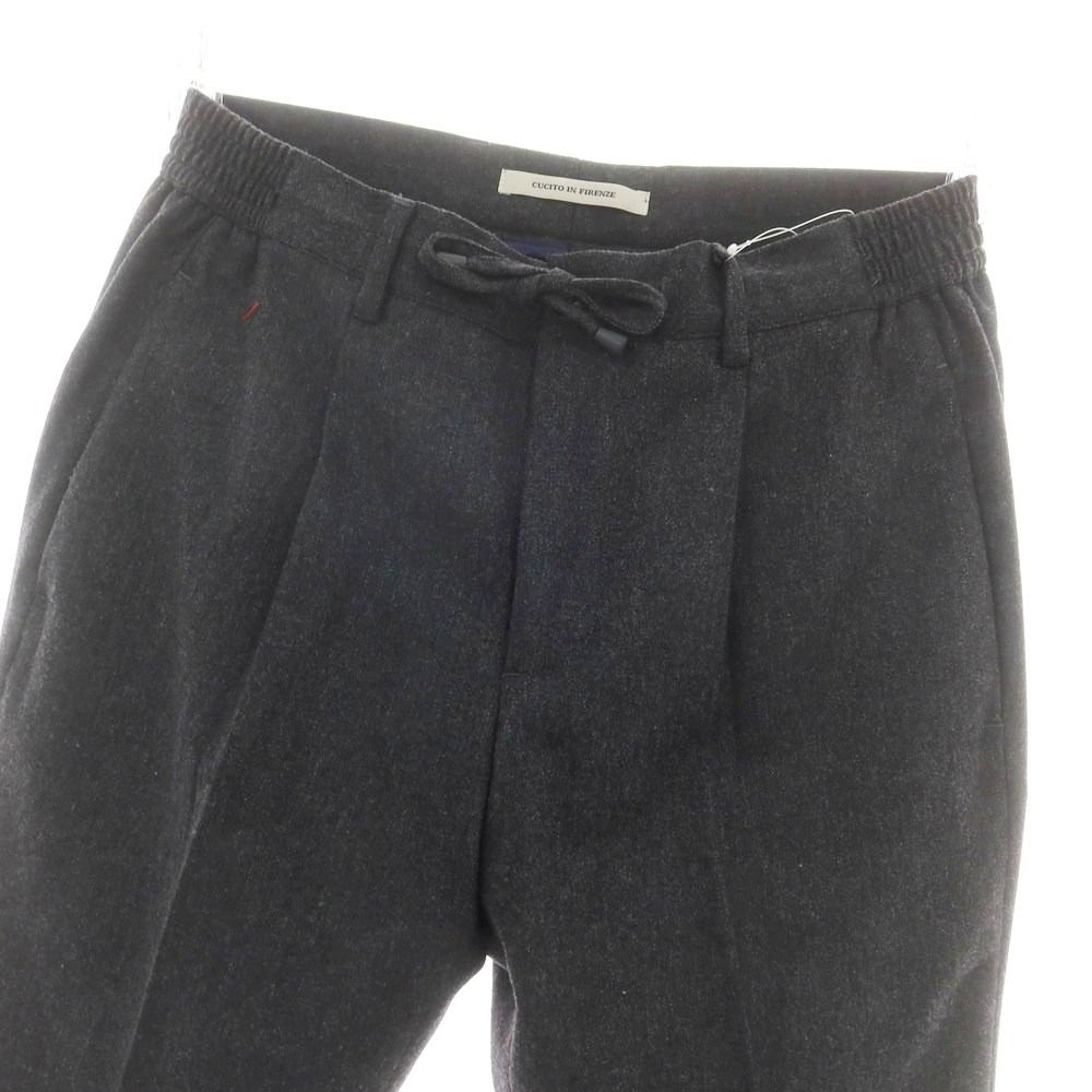 ジャブス アルキヴィオ giab s ストレッチ ウールポリエステル イージースラックスパンツ ダークグレー サイズ44 メンズ