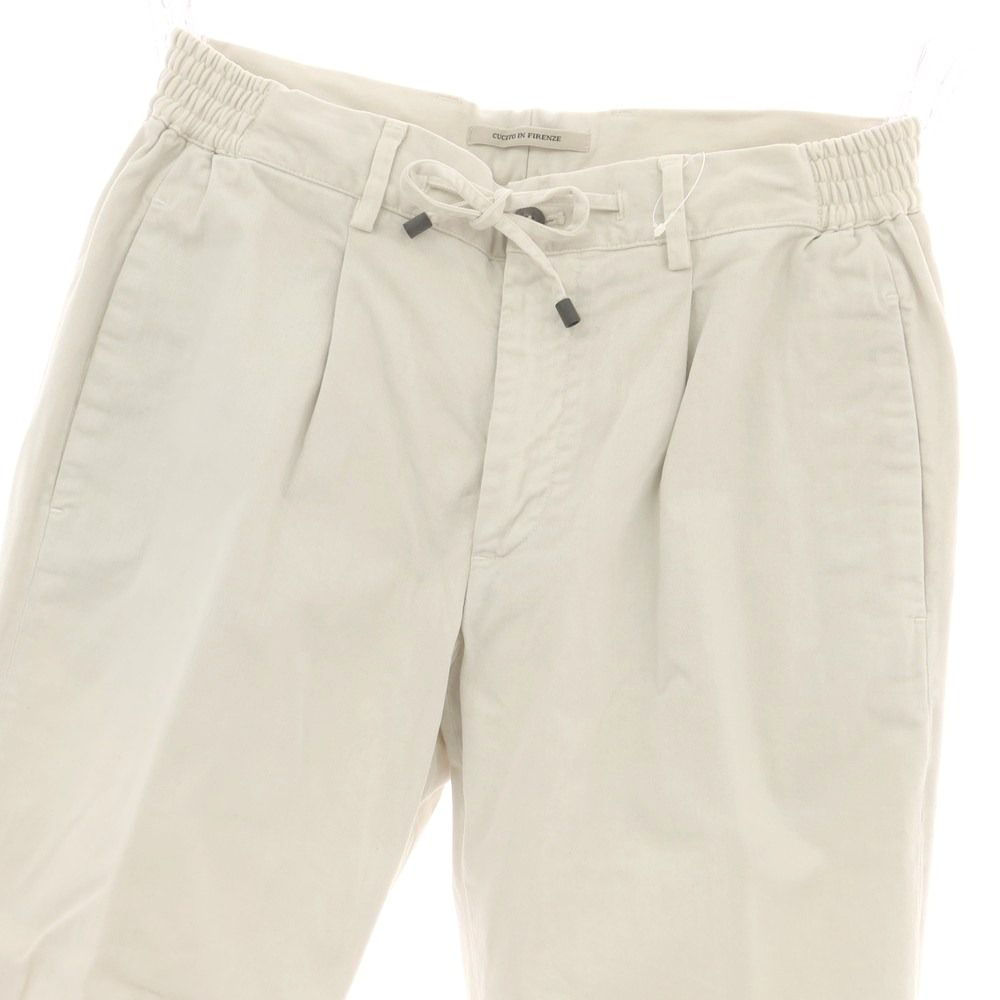 ジャブス アルキヴィオ giab s ストレッチ コットン イージースラックスパンツ サンドベージュ サイズ44 メンズ
