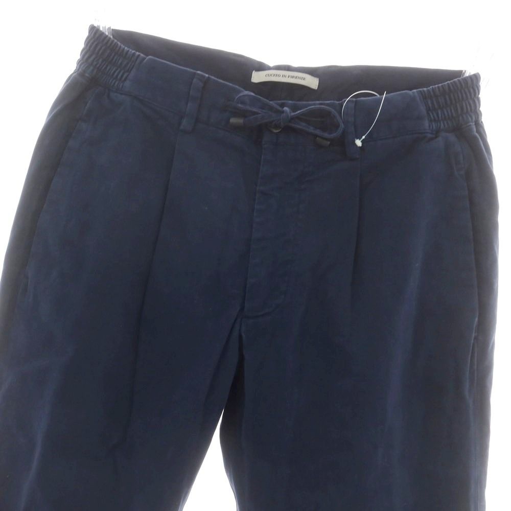 ジャブス アルキヴィオ giab s ストレッチ コットン イージースラックスパンツ ネイビー サイズ44 メンズ