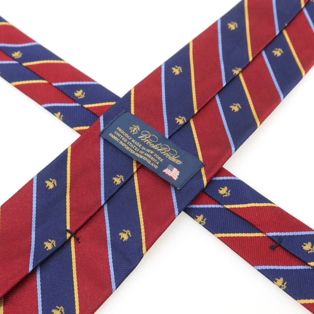 中古】ブルックスブラザーズ Brooks Brothers シルク ストライプ柄