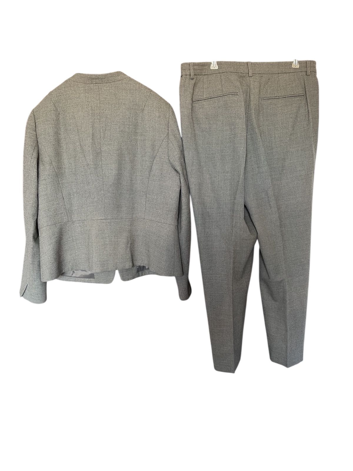 Z1662【大きいサイズ】23区 パンツスーツ ロングパンツ テーラード