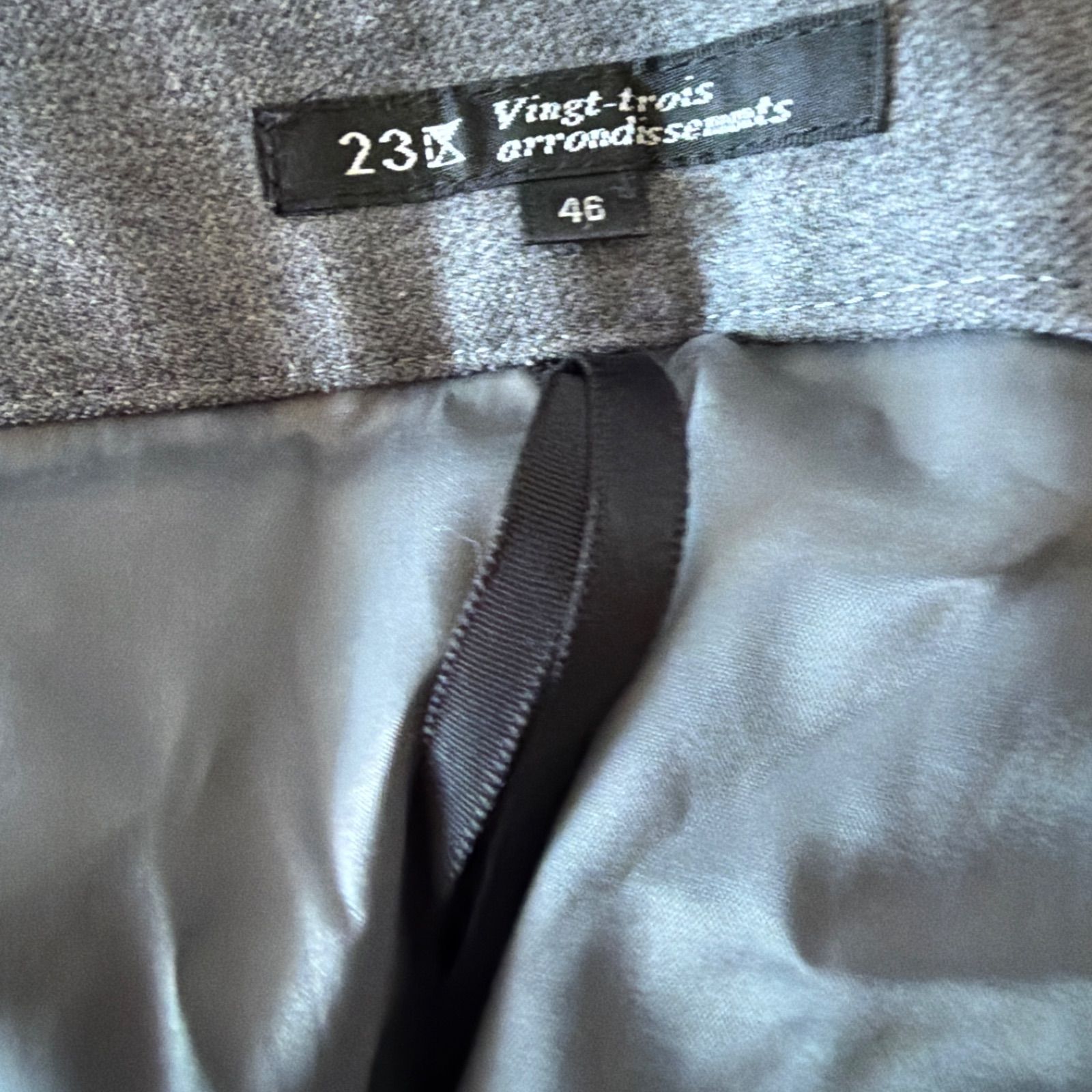 Z1662【大きいサイズ】23区 パンツスーツ ロングパンツ テーラード