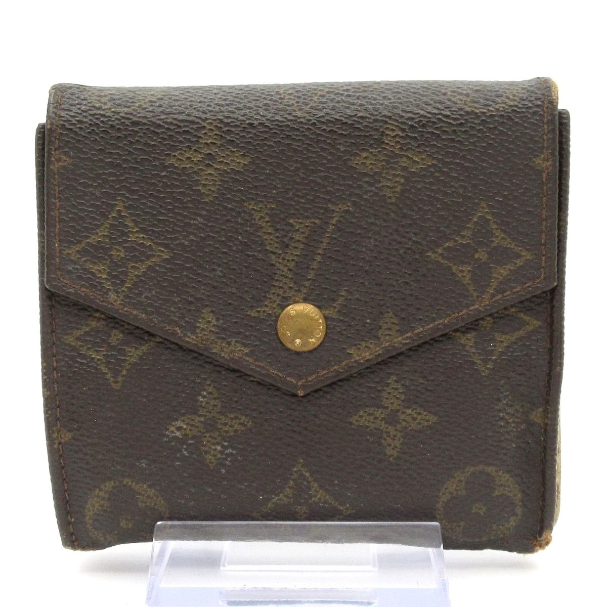LOUIS VUITTON(ルイヴィトン) Wホック財布 モノグラム ポルトモネビエ