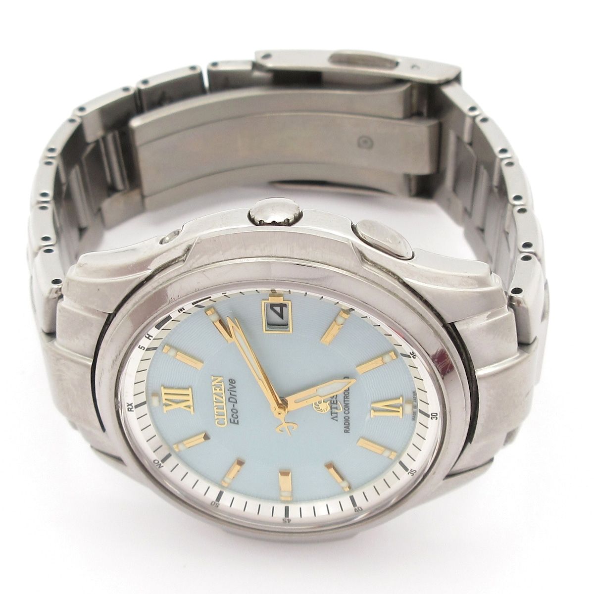 CITIZEN シチズン 腕時計 ATTESA アテッサ H 410 T 007180 メンズ エコドライブ ライトブルー