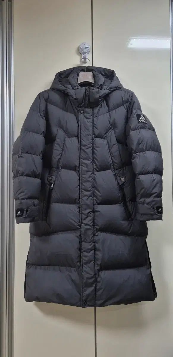 アディダスゴルフ ファータグ 軽量 グースダウン ロング ダウン メンズ グレー