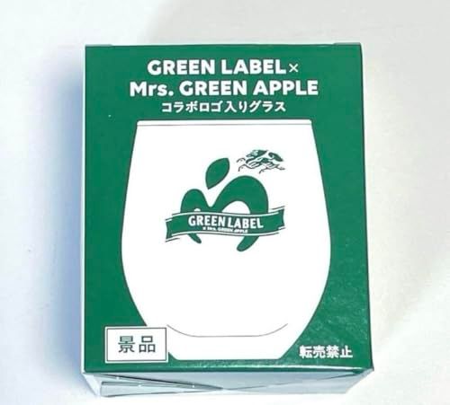 GREEN LABEL x Mrs. GREEN APPLE コラボロゴ入りグラス 限定