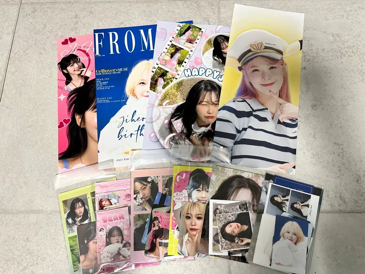 fromis_9 プロミスナイン プミナ ペク ジホン BAEK JIHEON センイルカフェ グッズ