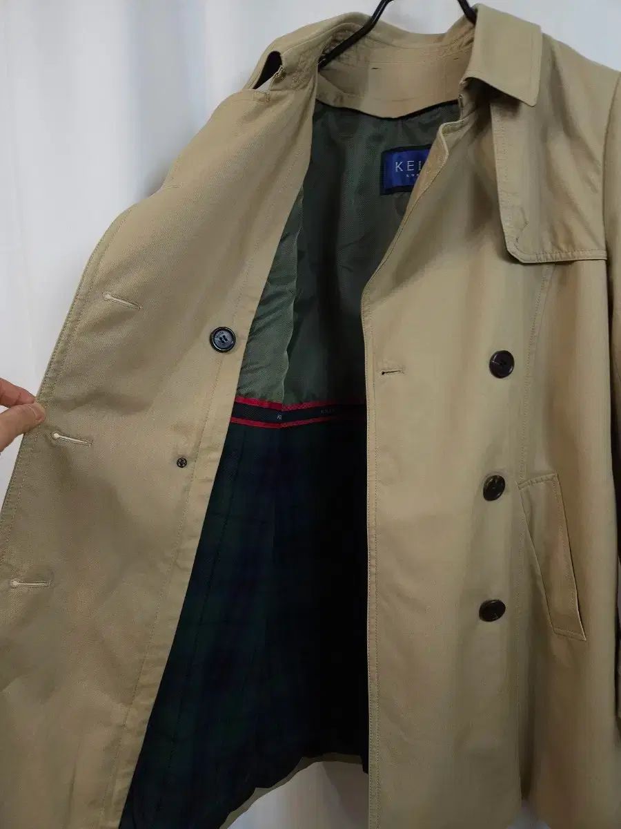 KEITH ベージュ トレンチコート - メルカリ
