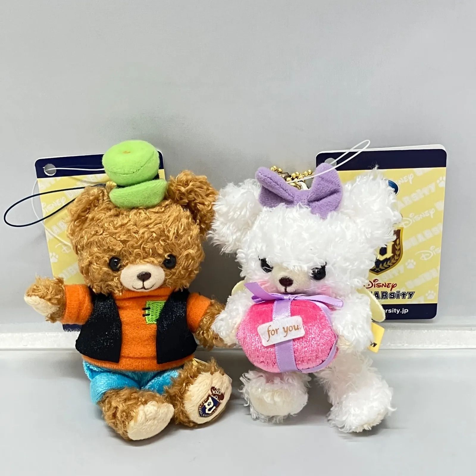 新品】ユニベアシティ ぬいぐるみキーチェーン 2点 スコーン パフィー