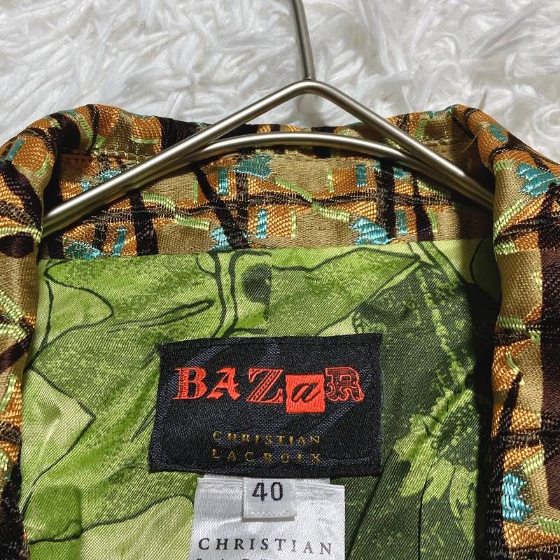 Christian Lacroix クリスチャンラクロワ テーラードジャケット 総柄