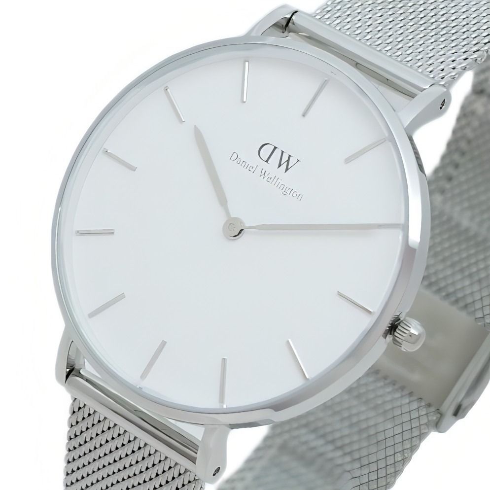 ギフト対応可 ダニエルウェリントン DANIEL 腕時計 Petite Sterling Silver 36 クラシック スターリング シルバー ホワイト メンズ レディース ウォッチ ブランド おしゃれ プレゼント