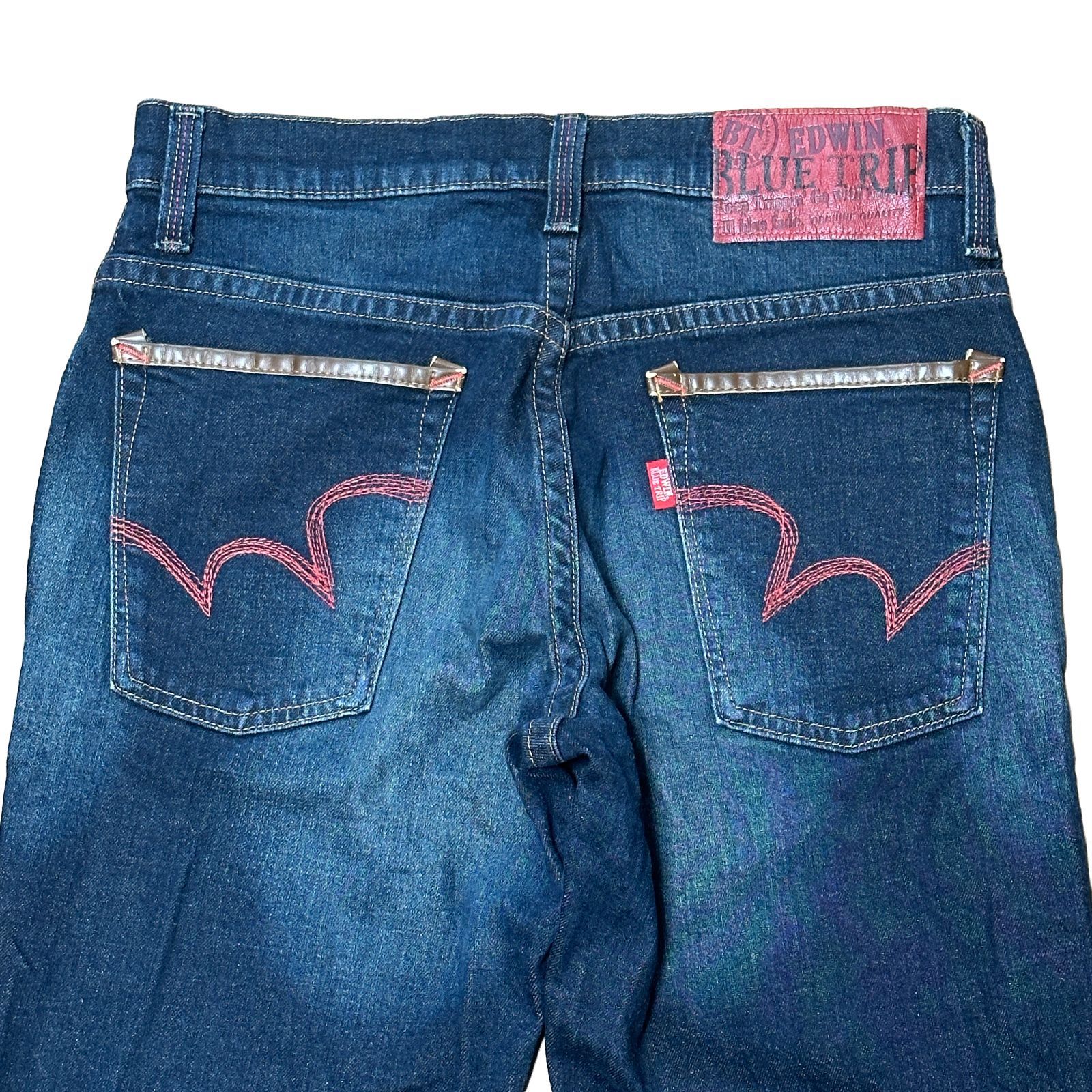 EDWIN BLUE TRIP EB0009 日本製 クロップド ルーズテーパードデニム 