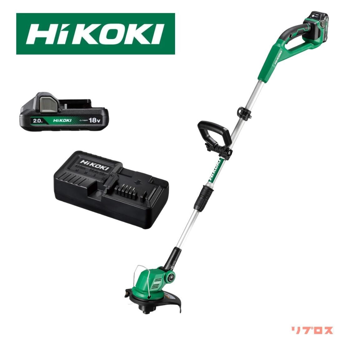HiKOKI ハイコーキ 18 V 充電式 草刈機 刈込径230 mm 蓄電池 充電器別売 CG DGA NN 日立 コードレス 刈払機