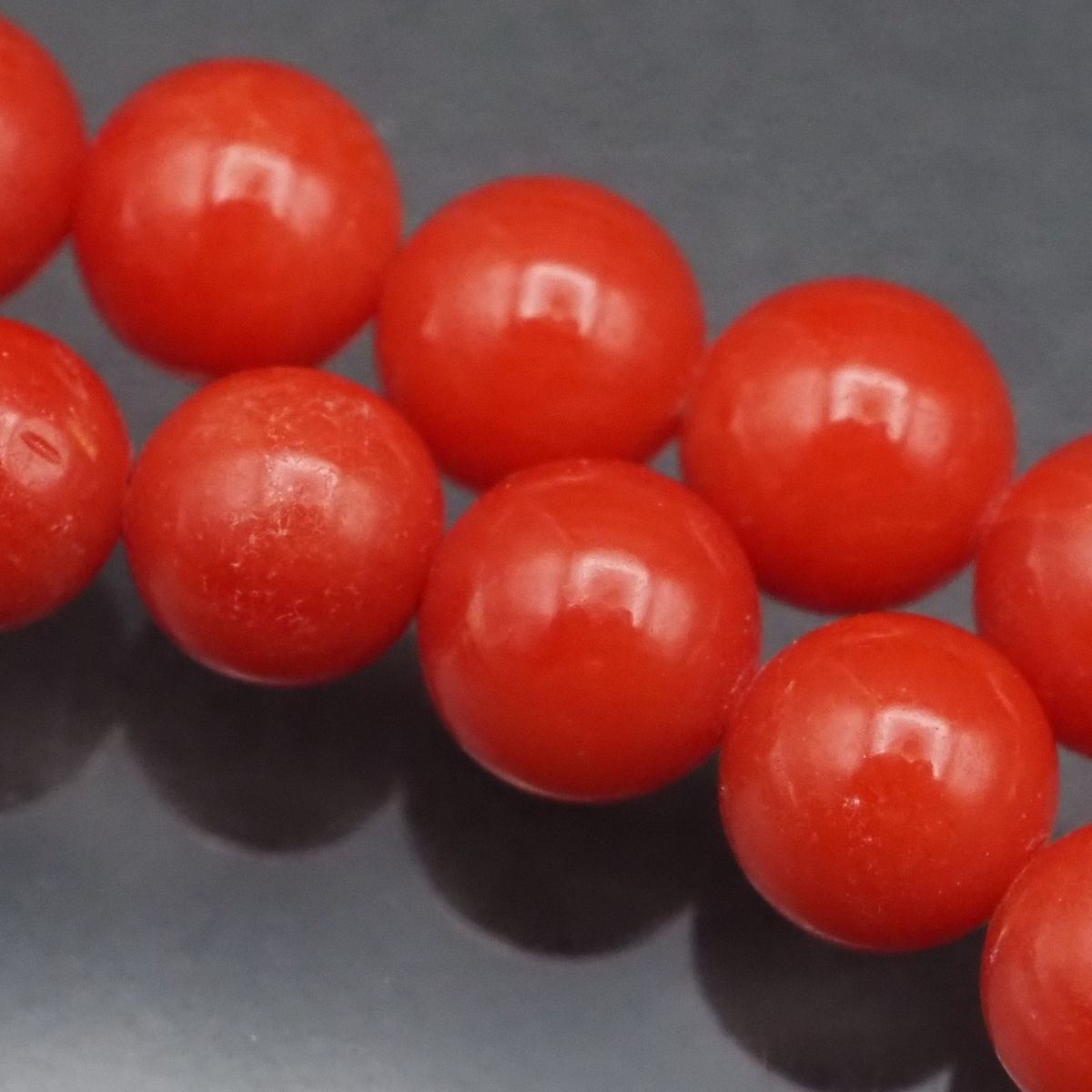 赤珊瑚 サンゴ ネックレス silver 刻印 あり J873 赤珊瑚 サンゴ SILVER刻印 ネックレス 3連 デザイン シルバー 3月