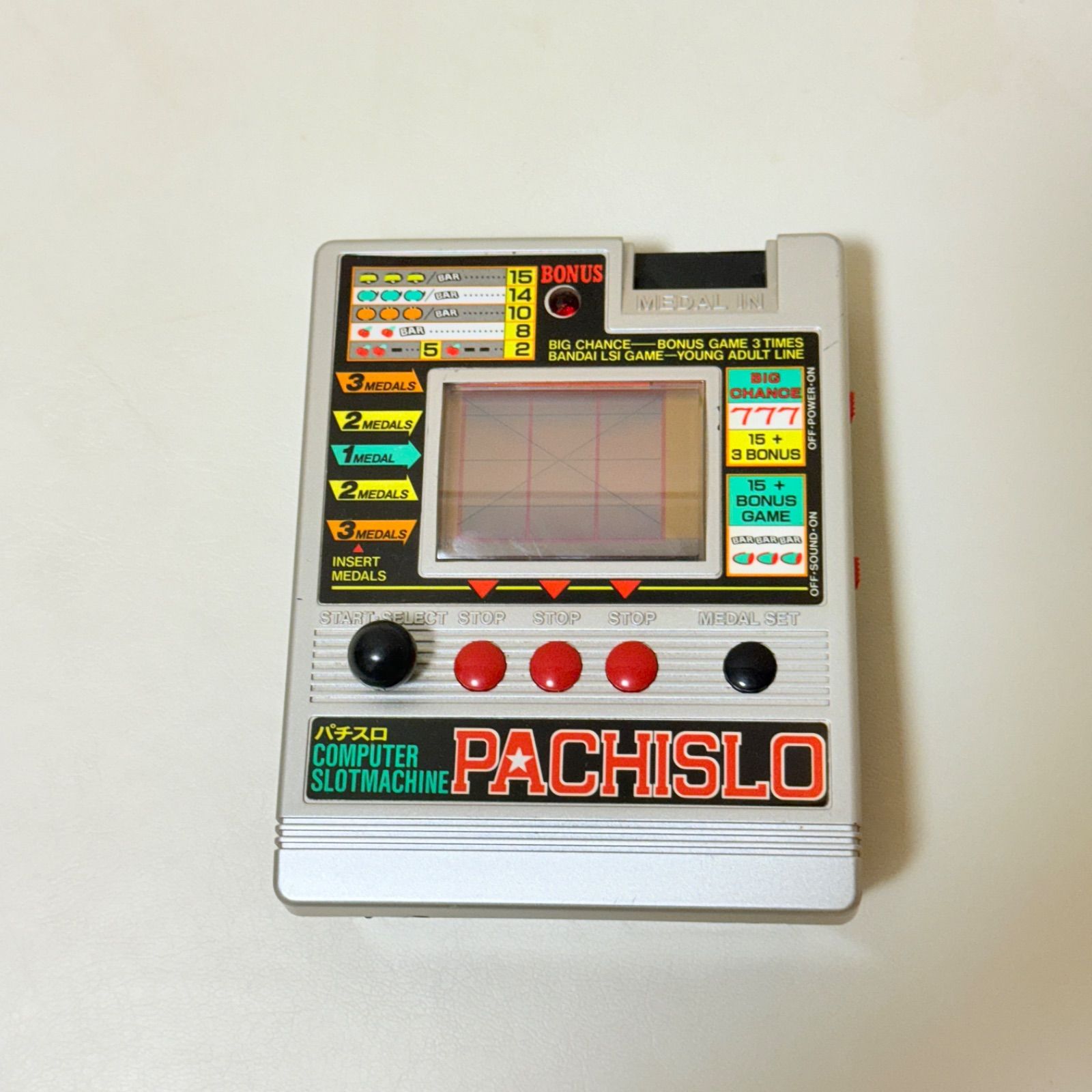 バンダイパチスロデラックス スロットマシーン PACHISLO レトロ ゲーム