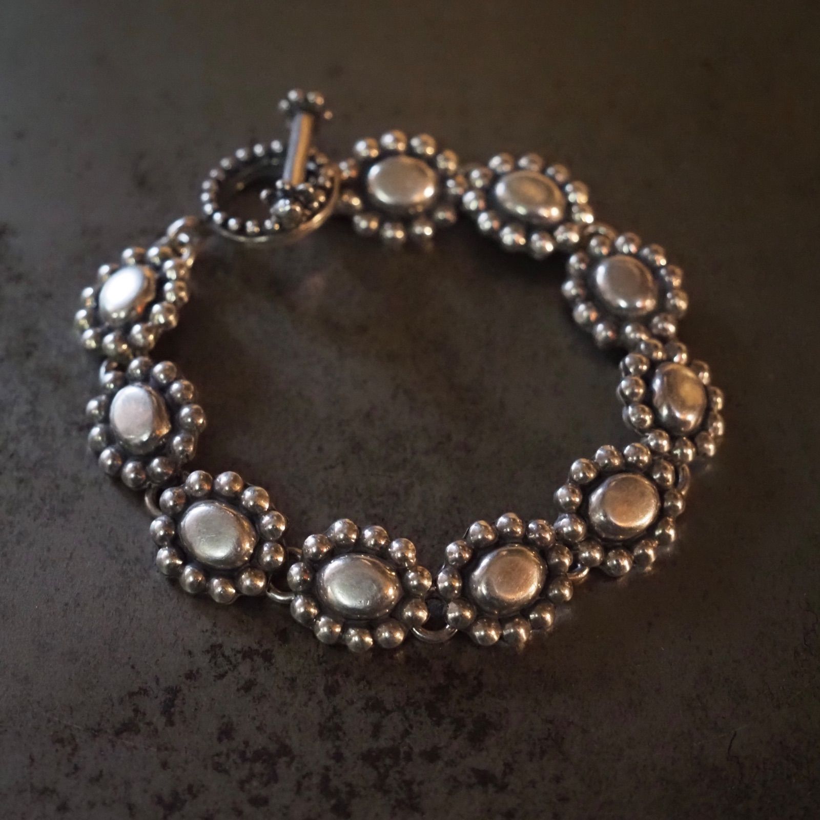 Mexico Design Bracelet Silver 925 メキシカンジュエリー シルバーブレスレット