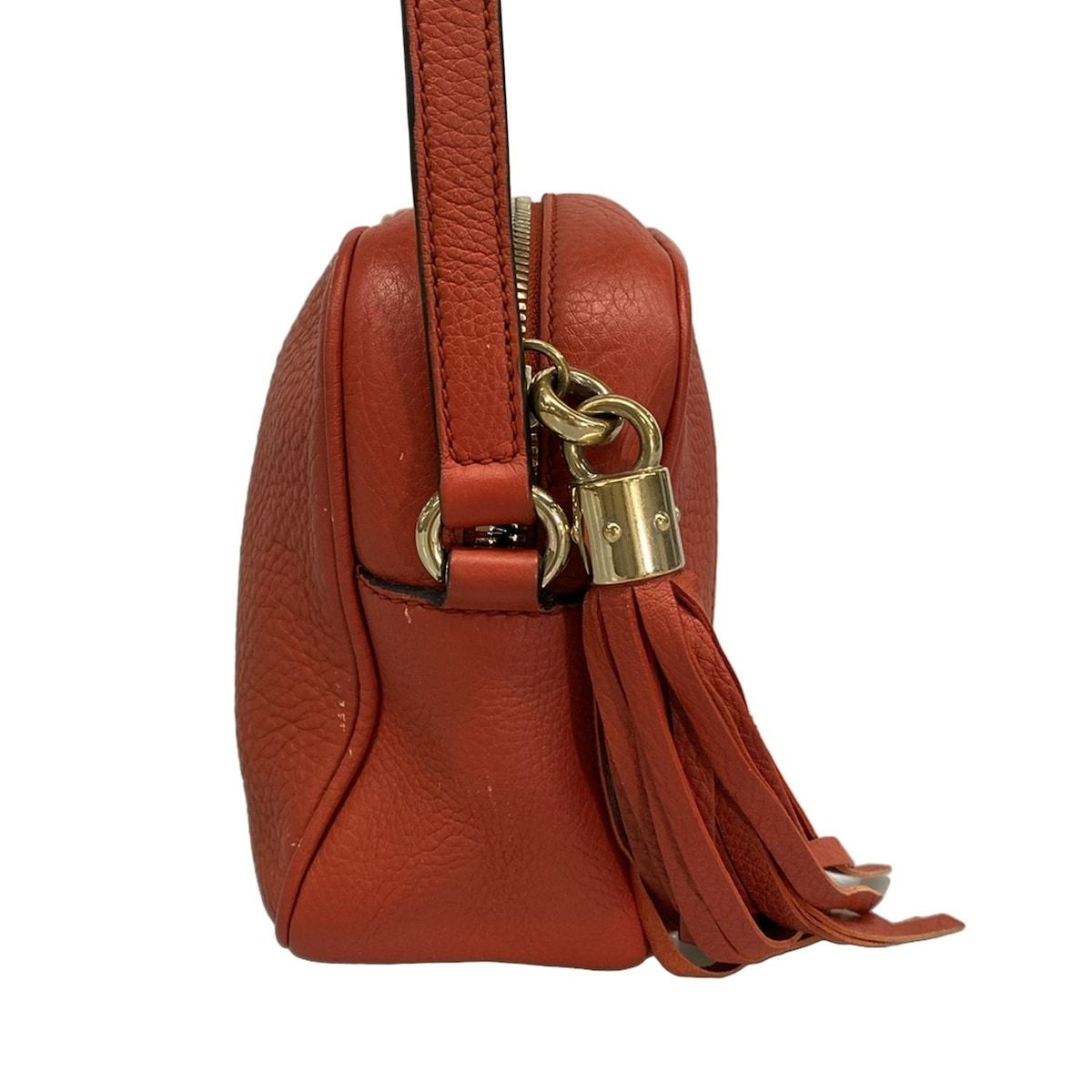 GUCCI(グッチ) ショルダーバッグ ソーホー 308364 レッド タッセル