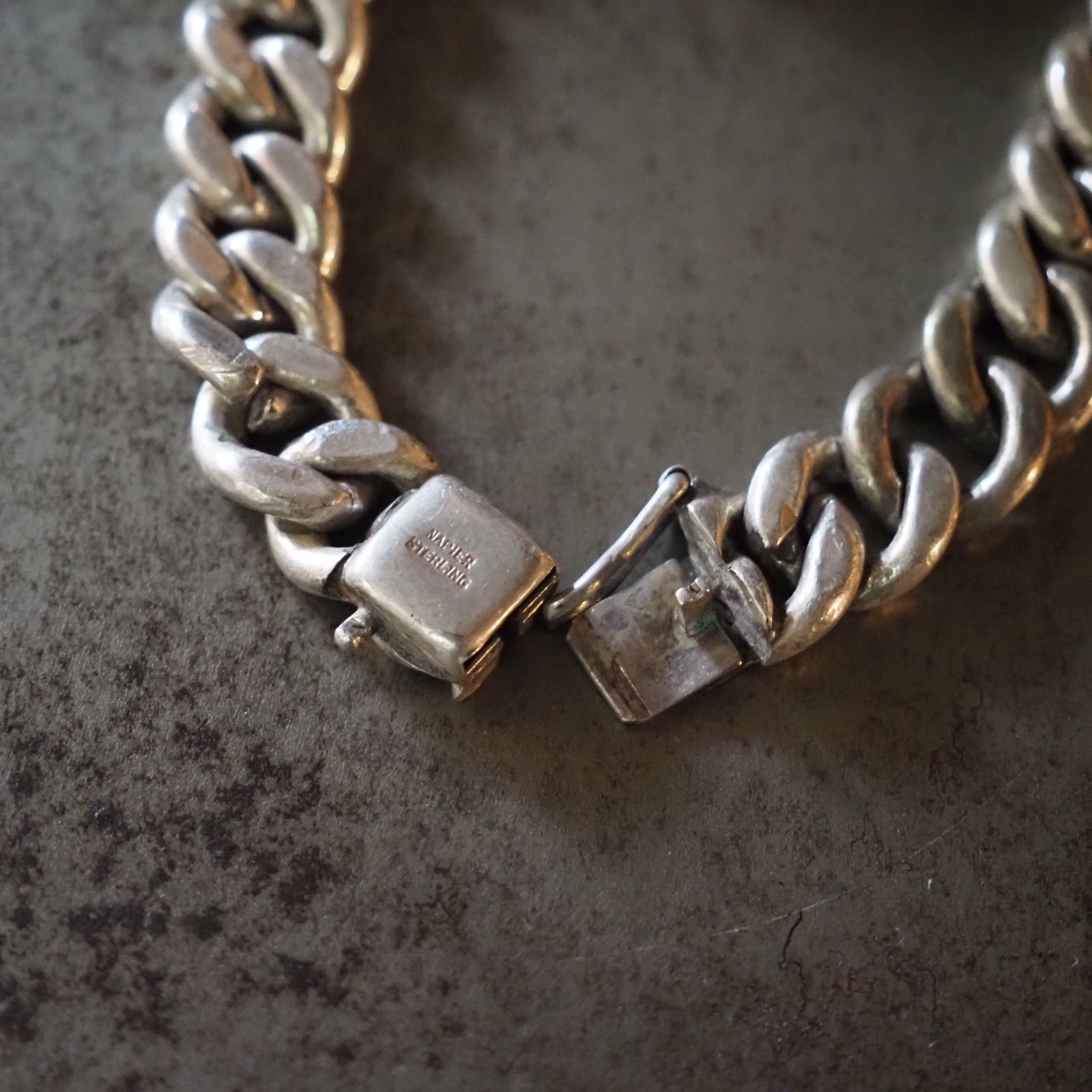 40's U.S.N.R ID Bracelet NAPIER Sterling Silver Military NAVY ID