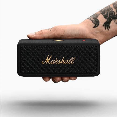 Marshall ワイヤレスポータブル防水スピーカー Emberton? ブラック