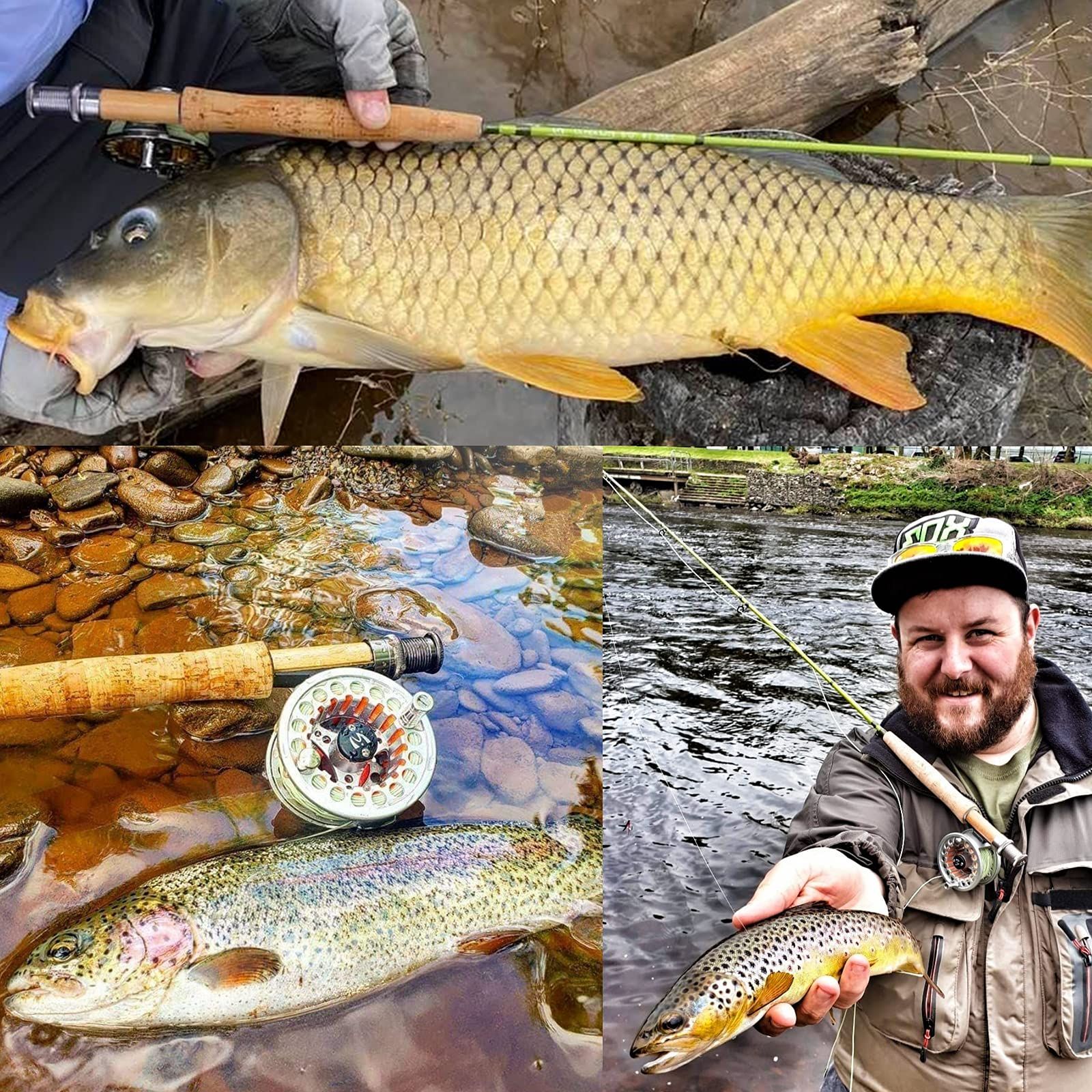 新品 M MAXIMUMCATCH Maxcatch Ultra-lite 山岳渓流用フライロッド 1/2