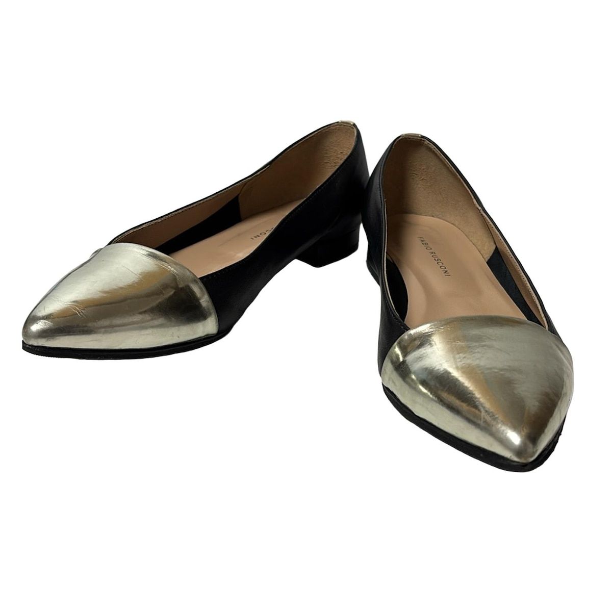 FABIO RUSCONI(ファビオルスコーニ) パンプス 37 レディース - 黒